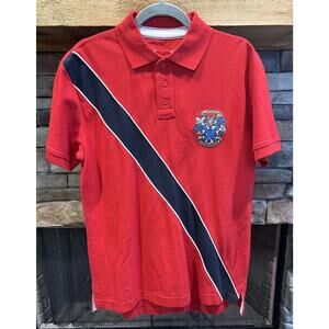 Mens HTF Barbour Nihilo Nisi Duro (crest) Short Sleeve Polo Shirt Sz M *B2